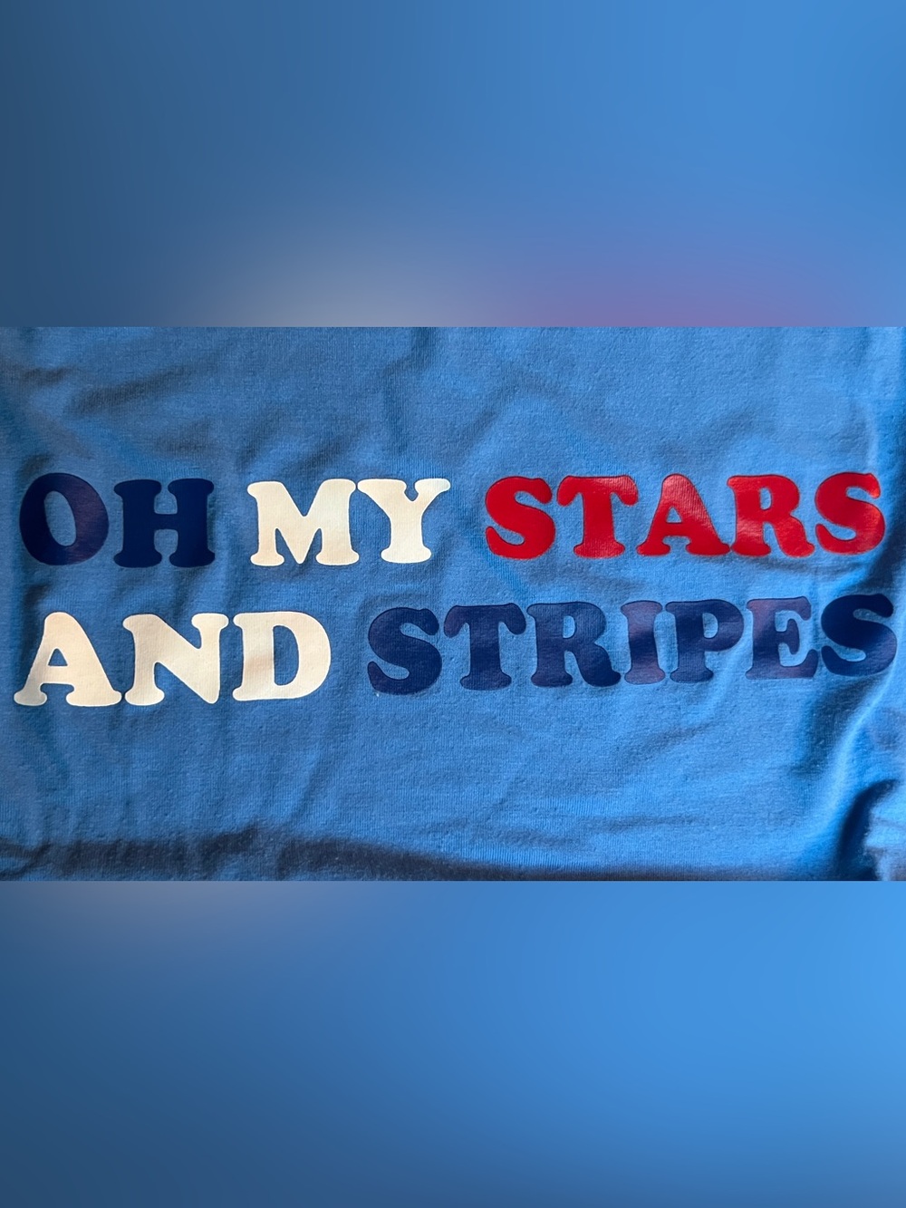 Oh My Stars and Stripes Graphic Tank — Red, White, & Blue